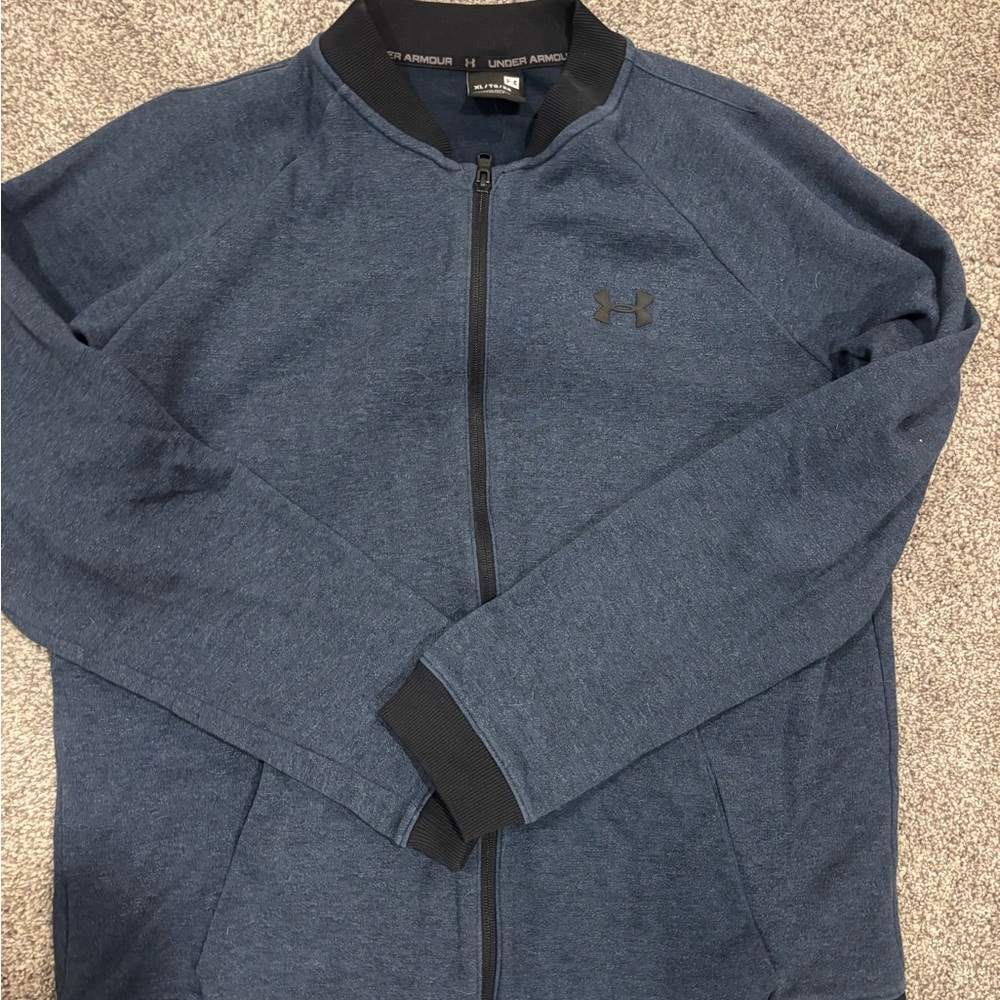 Under Armour Men's Navy Blue Full-Zip